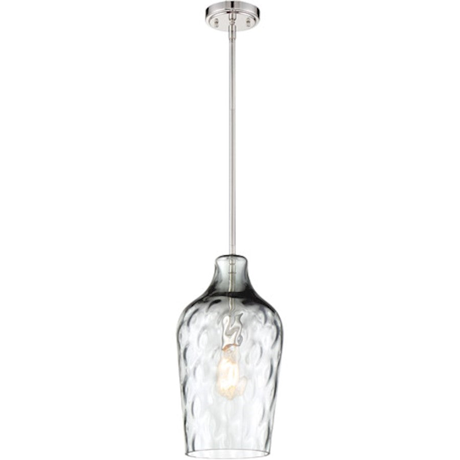 Craftmade 1 Light 9" Pendant Brushed Polished Nickel