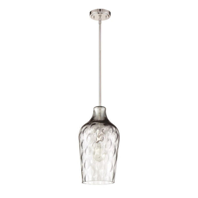 Craftmade 1 Light 9" Pendant Brushed Polished Nickel