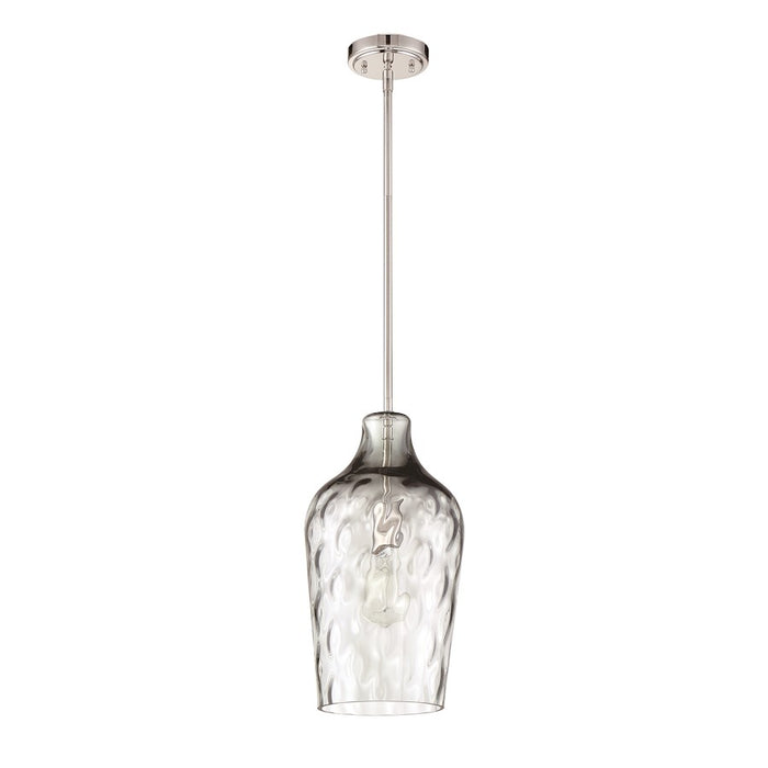 Craftmade 1 Light 9" Pendant Brushed Polished Nickel