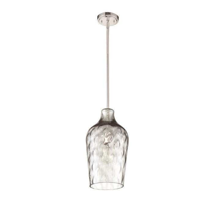 Craftmade 1 Light 9" Pendant Brushed Polished Nickel