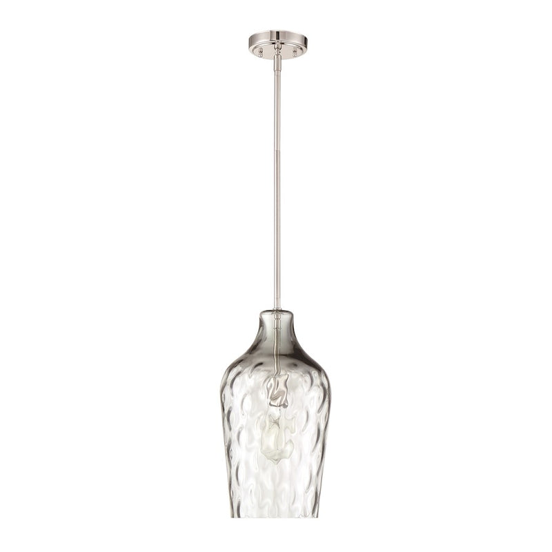 Craftmade 1 Light 9" Pendant Brushed Polished Nickel