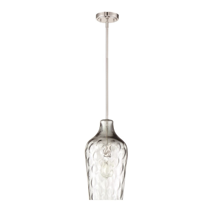 Craftmade 1 Light 9" Pendant Brushed Polished Nickel