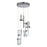 Craftmade Hue Pendant 6 Light LED Mini Pendant Chrome
