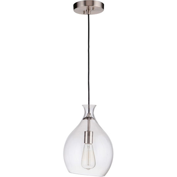 Craftmade 1 Light 8" Pendant Brushed Polished Nickel