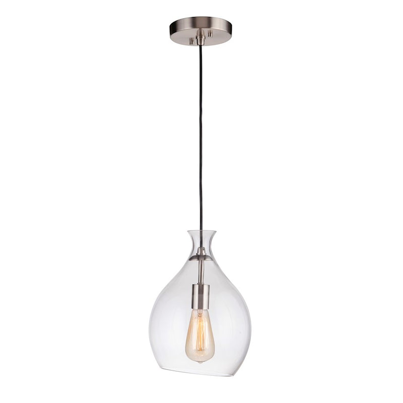 Craftmade 1 Light 8" Pendant Brushed Polished Nickel