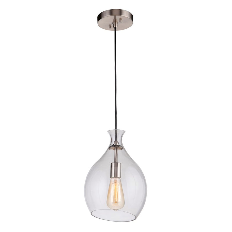 Craftmade 1 Light 8" Pendant Brushed Polished Nickel