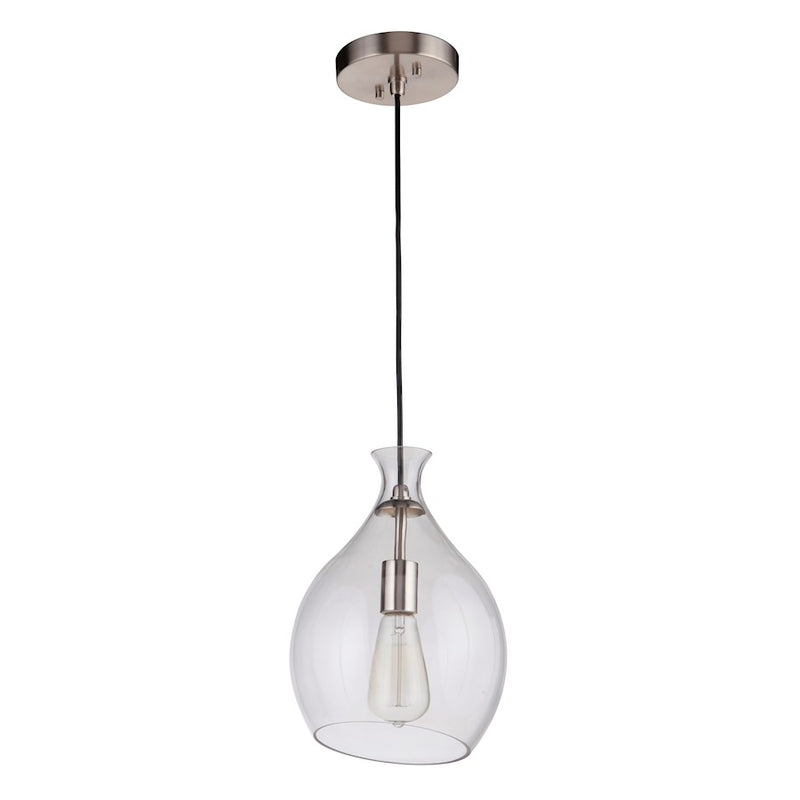 Craftmade 1 Light 8" Pendant Brushed Polished Nickel