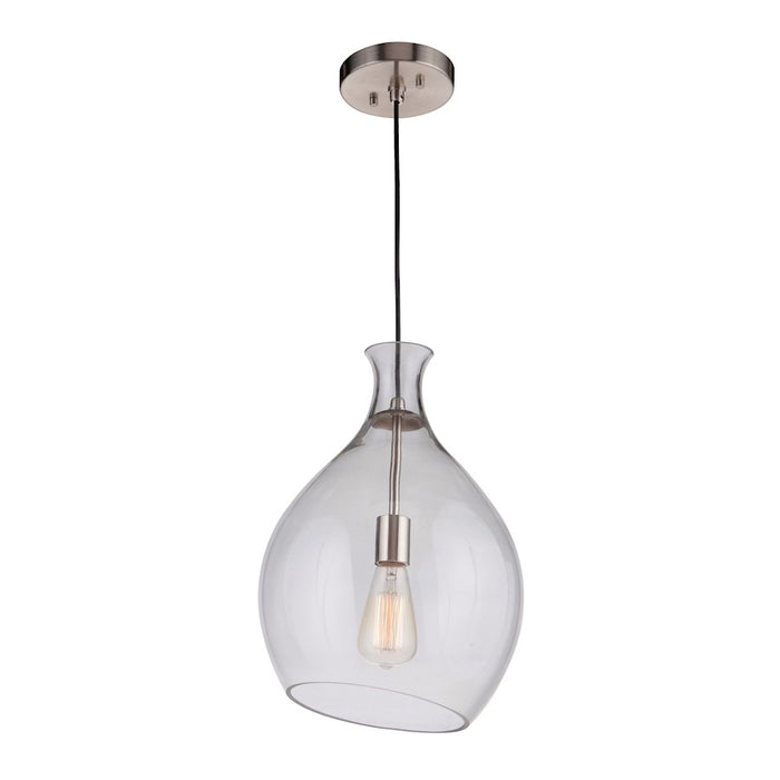 Craftmade 1 Light 11.3" Pendant Brushed Polished Nickel