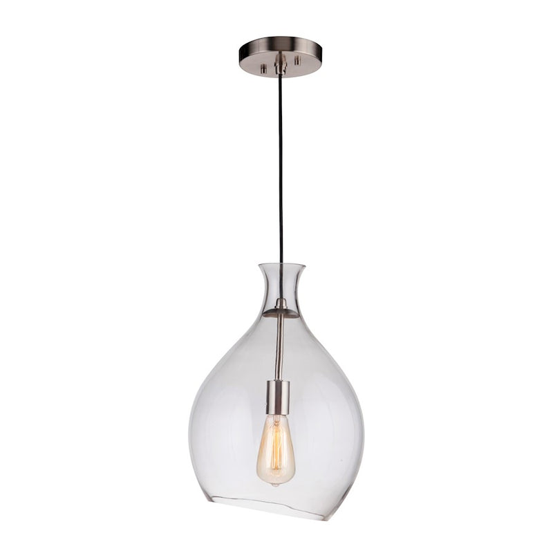Craftmade 1 Light 11.3" Pendant Brushed Polished Nickel