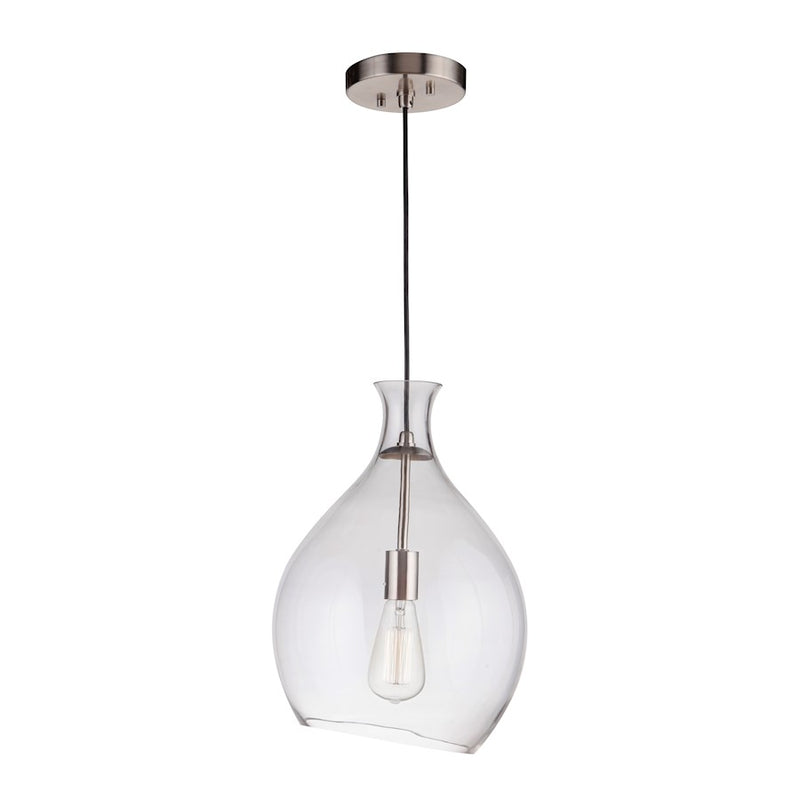 Craftmade 1 Light 11.3" Pendant Brushed Polished Nickel