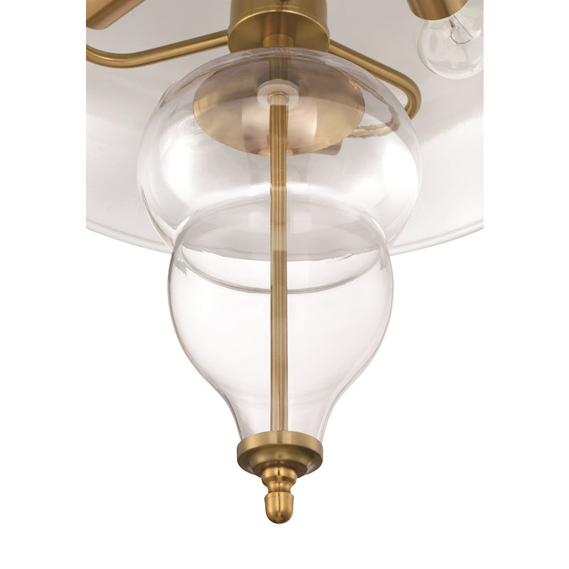Craftmade 3 Light Pendant Satin Brass