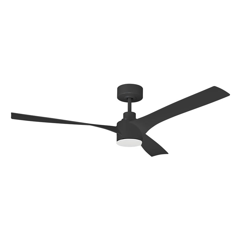 Craftmade Phoebe 52" 3-Blade Ceiling Fan, Black