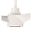 Craftmade Phoebe 52" 3-Blade Ceiling Fan Light, White/Frost White