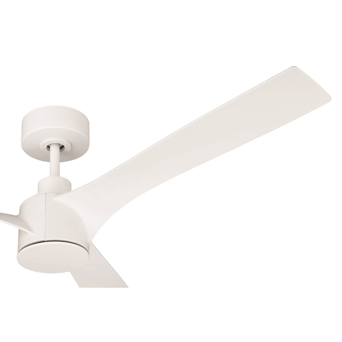 Craftmade Phoebe 52" 3-Blade Ceiling Fan Light, White/Frost White