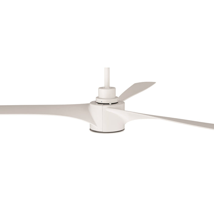 Craftmade Phoebe 52" 3-Blade Ceiling Fan Light, White/Frost White