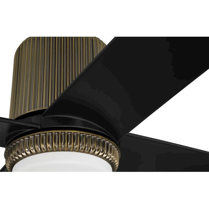 Craftmade 52" Presley, Modern Bronze/Black Blades/Frost White