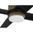 Craftmade 52" Presley, Modern Bronze/Black Blades/Frost White