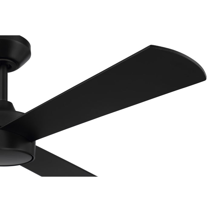 Craftmade ProvisionLt 52" Fan, Flat Black /Flat Black
