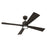 Craftmade Rhett 52" 4-Blade 1 Light Ceiling Fan, Flat Black