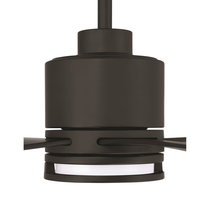 Craftmade Rhett 52" 4-Blade 1 Light Ceiling Fan, Flat Black