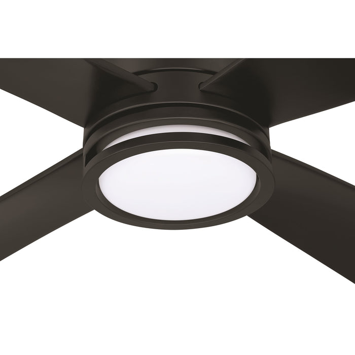 Craftmade Rhett 52" 4-Blade 1 Light Ceiling Fan, Flat Black