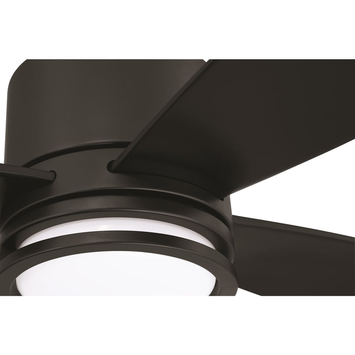 Craftmade Rhett 52" 4-Blade 1 Light Ceiling Fan, Flat Black