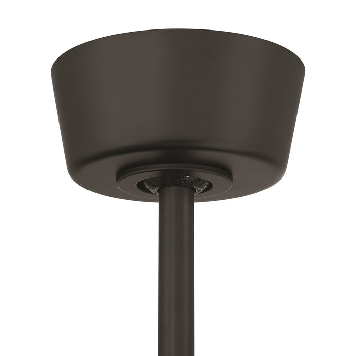 Craftmade Rhett 52" 4-Blade 1 Light Ceiling Fan, Flat Black