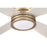 Craftmade Rhett 52" 4-Blade 1 Light Ceiling Fan, Satin Brass