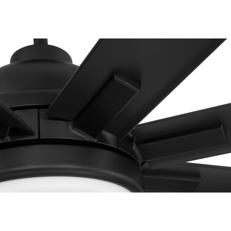 Craftmade Rush 65 1Lt 65" Fan, Flat Black /Flat Black