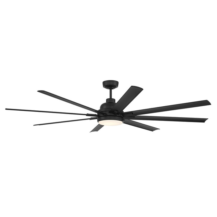 Craftmade Rush 72 1Lt 72" Fan, Flat Black /Flat Black