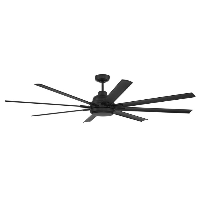 Craftmade Rush 72 1Lt 72" Fan, Flat Black /Flat Black