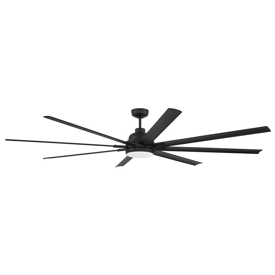 Craftmade Rush 84 1Lt 84" Fan, Flat Black /Flat Black - RSH84FB8-NWF