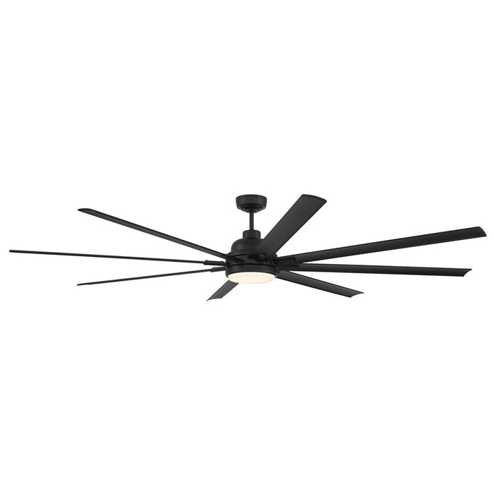 Craftmade Rush 84 1Lt 84" Fan, Flat Black /Flat Black