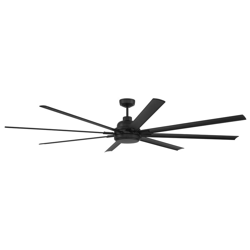 Craftmade Rush 84 1Lt 84" Fan, Flat Black /Flat Black