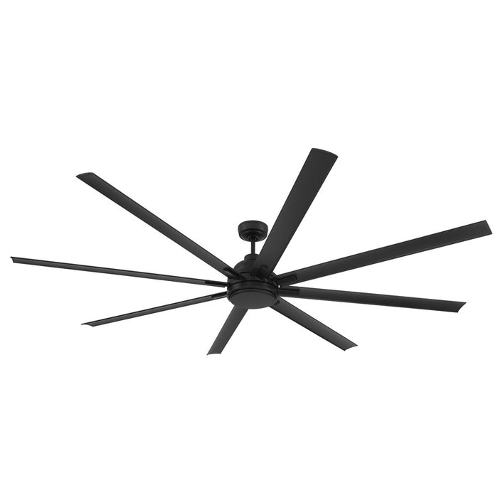 Craftmade Rush 84 1Lt 84" Fan, Flat Black /Flat Black