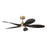 Craftmade Rosalie 52" 5-Blade 1 Light Ceiling Fan, Satin Brass