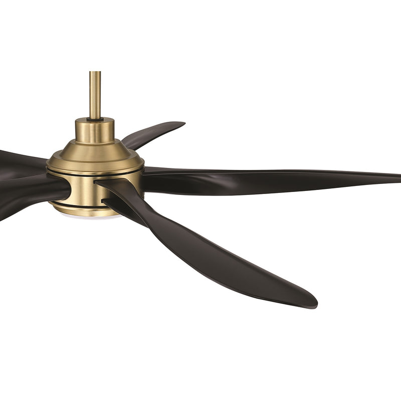 Craftmade Rosalie 52" 5-Blade 1 Light Ceiling Fan, Satin Brass