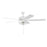Craftmade Super Pro 101 60" Fan With Blades, Clear Bowl Light