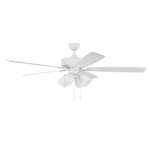 Craftmade Super Pro 114 60" Fan with Blades, 4 Light Kit