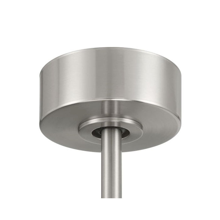 Craftmade 56" Sleek, Nickel/Black Blades