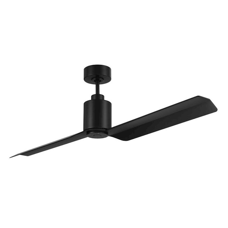 Craftmade 56" Sleek, Black/Black Blades