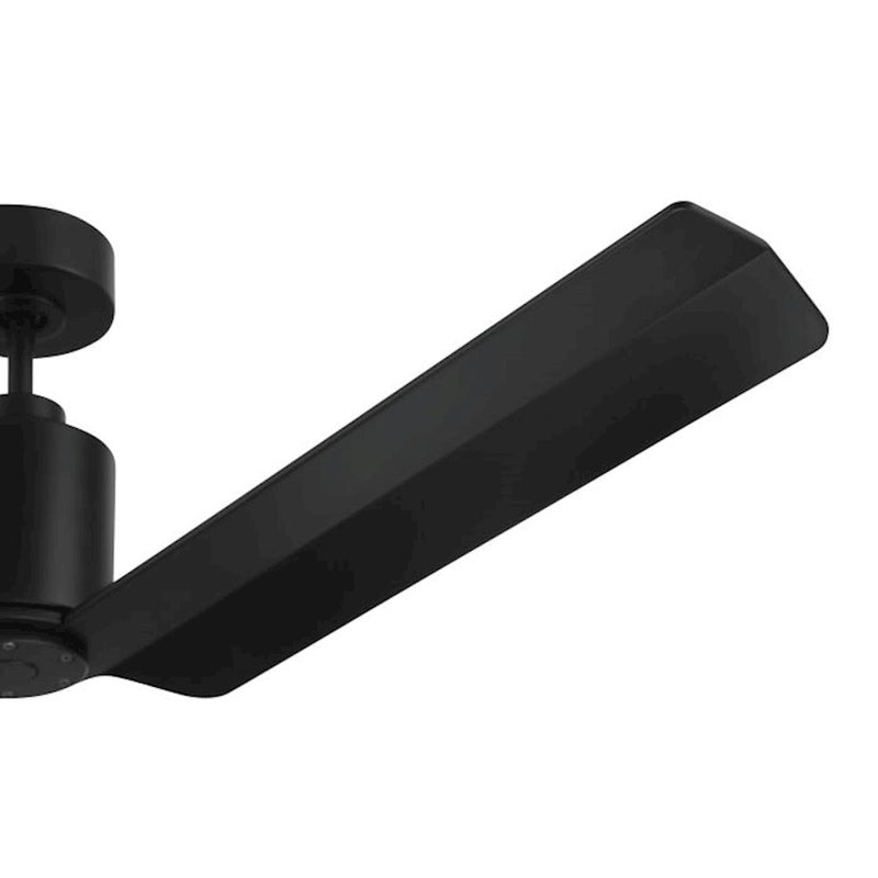 Craftmade 56" Sleek, Black/Black Blades