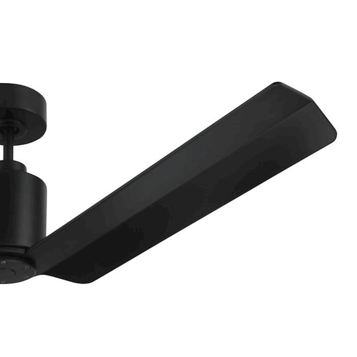 Craftmade 56" Sleek, Black/Black Blades