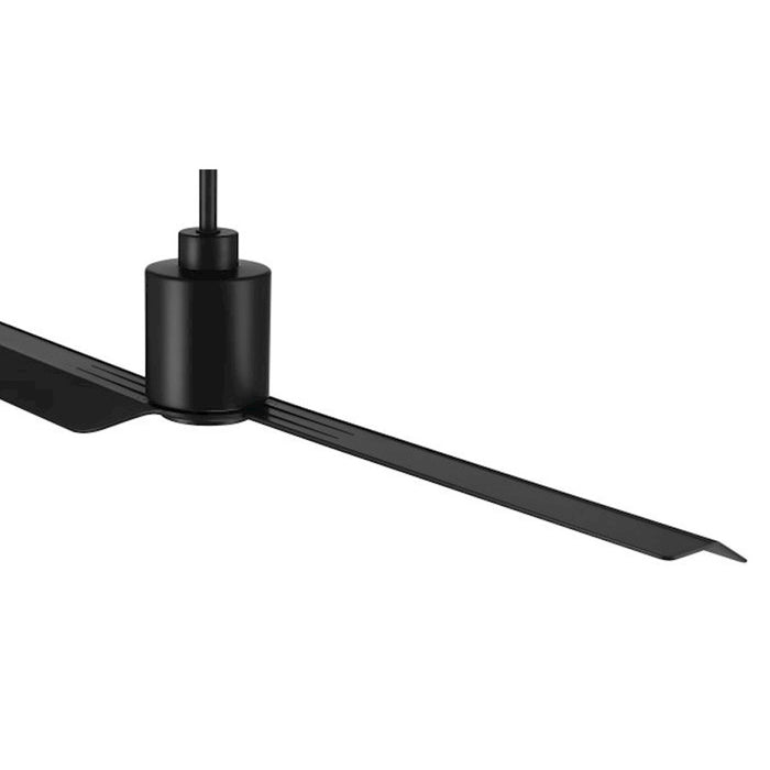 Craftmade 56" Sleek, Black/Black Blades