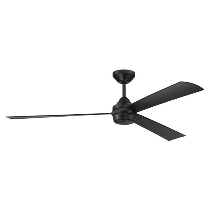 Craftmade Sterling 1Lt 60" Fan, Flat Black /Flat black