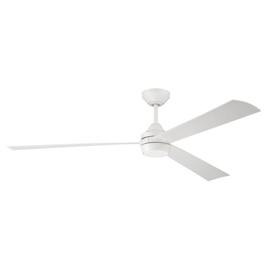 Craftmade Sterling 1Lt 60" Fan, White/White - STL60W3-NWF