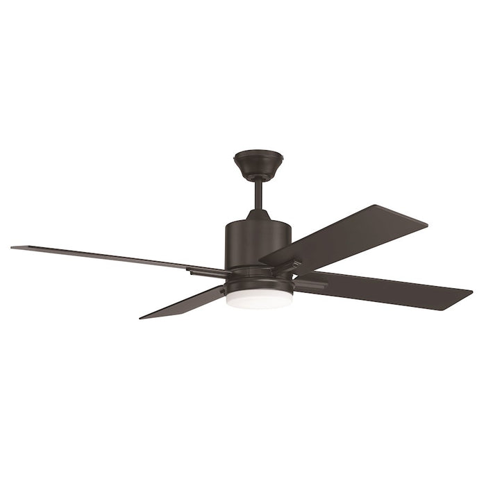Craftmade Teana 52" Ceiling Fan/Light Kit/Wall Control, Black