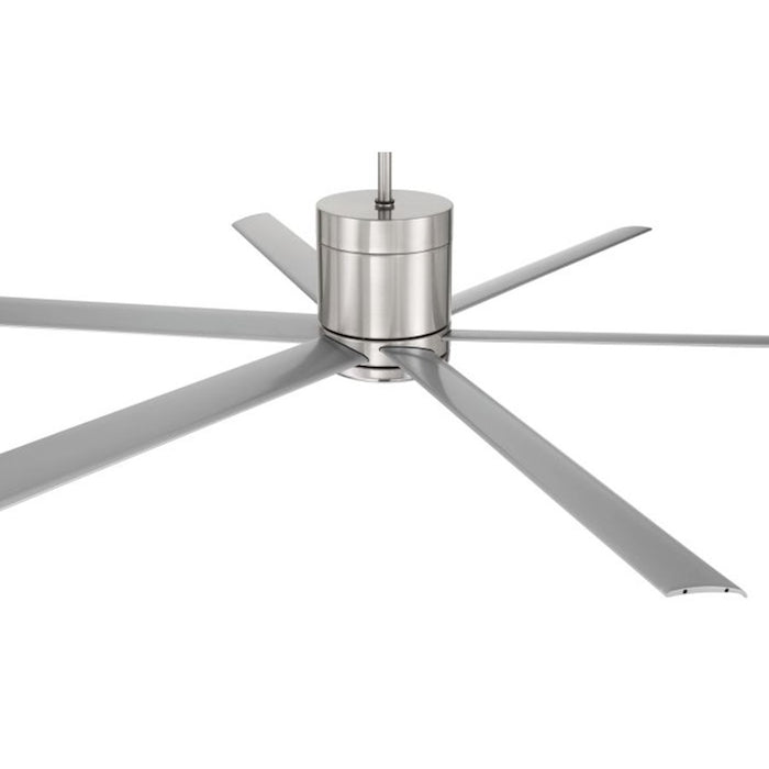 Craftmade 65" Tate, Nickel/Nickel Blades/Frost White