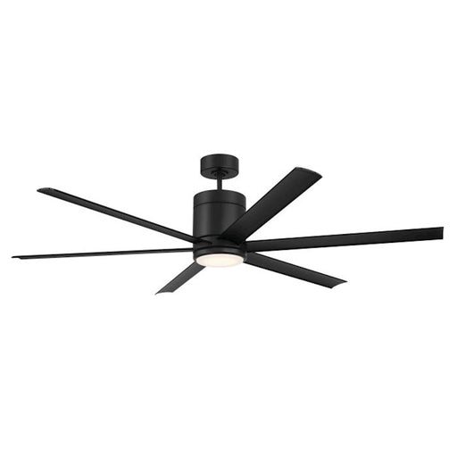 Craftmade 65" Tate, Black/Black Blades/Frost White