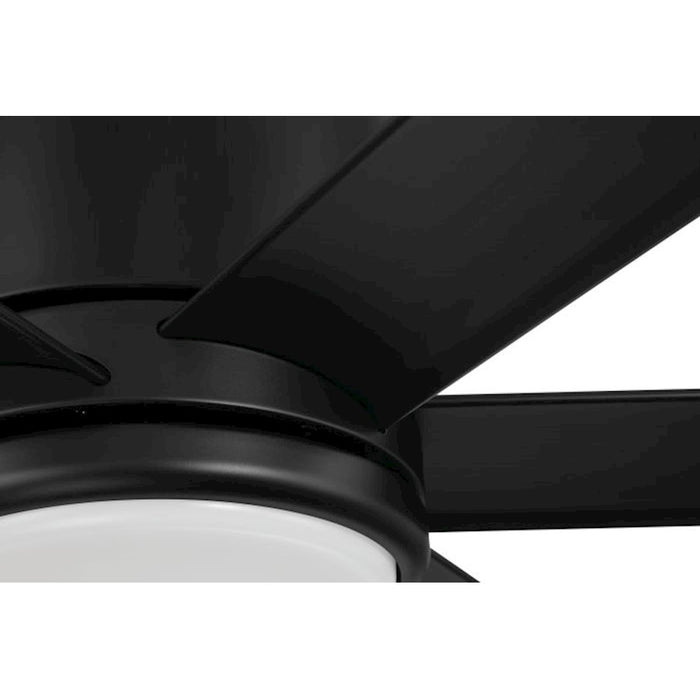 Craftmade 65" Tate, Black/Black Blades/Frost White